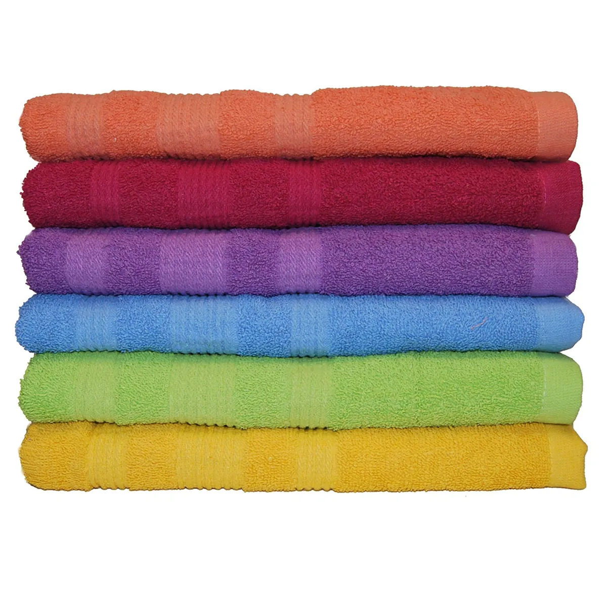 ZAHR - Toalla Baño Colores 480 gr Algodón 70x140 cm Colores Surtidos