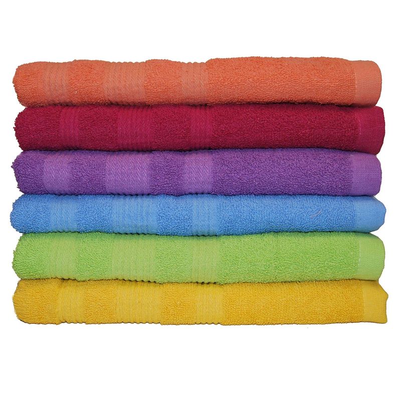 ZAHR - Toalla Baño Colores 480 gr Algodón 70x140 cm Variado