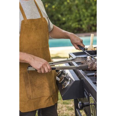 Imagen 2 del producto Pechera de cuero para parrilla claro