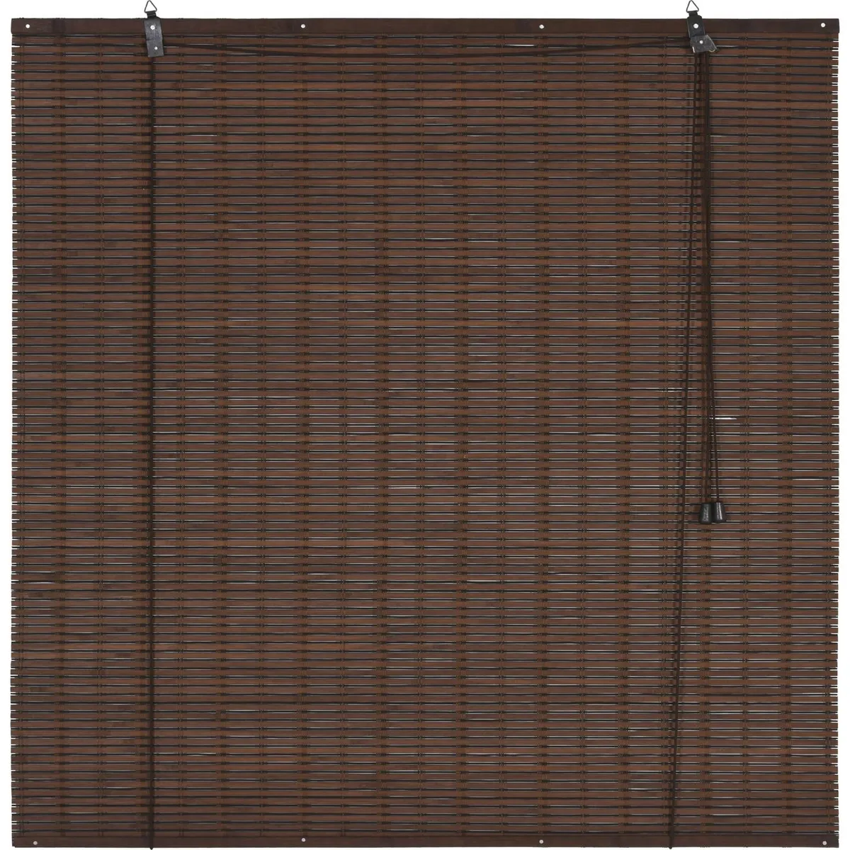 JUST HOME COLLECTION - Cortina roller bambú café oscuro