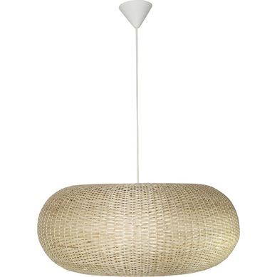 Lmpara de colgar Mimbre Circular II Blanca