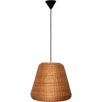 Lámpara Colgante Diamante II Mimbre Café