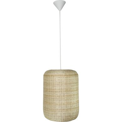Lmpara colgante tubo blanca