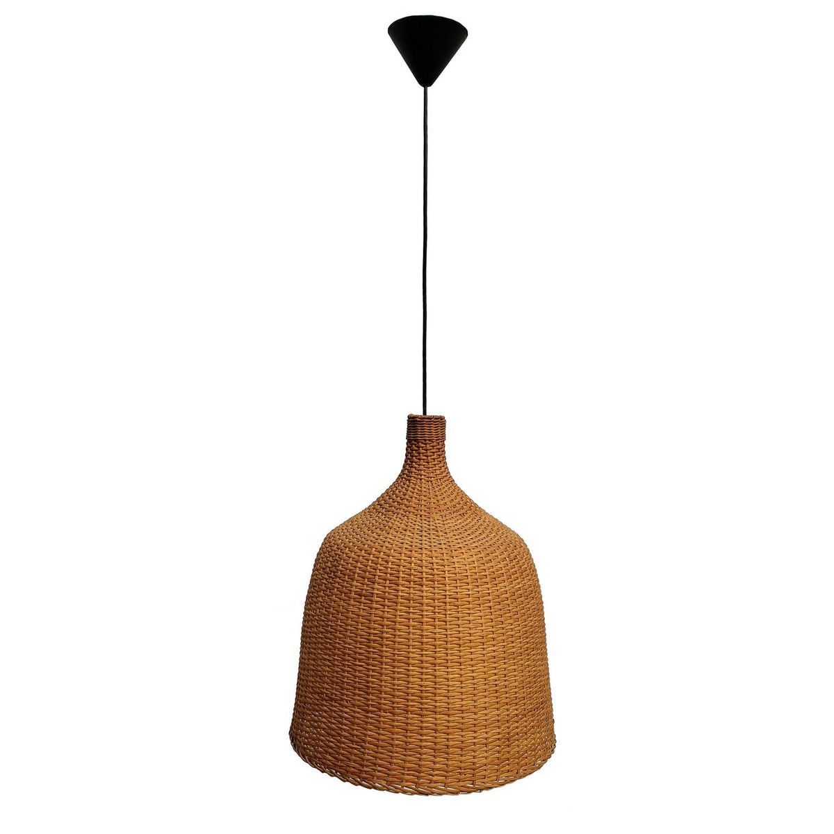 DECO MIMBRE - Lámpara Colgante Mimbre Café