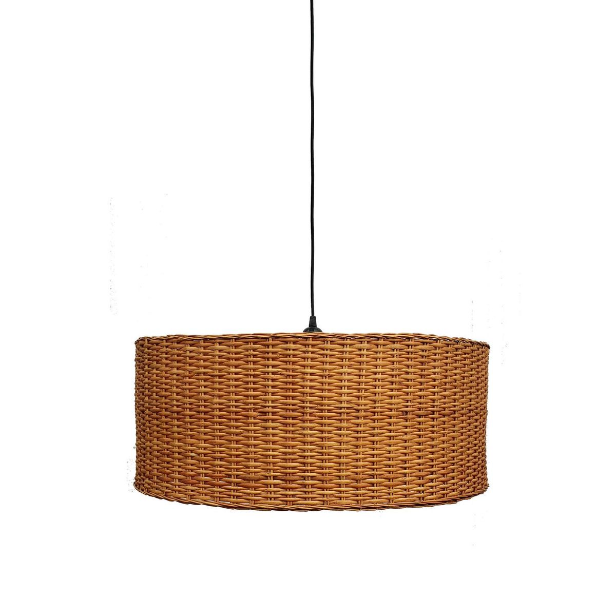 DECO MIMBRE - Lámpara Colgante Isidora Mimbre Café