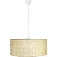 Lámpara Colgante Isidora Mimbre Blanco