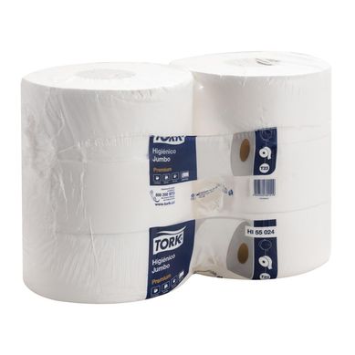Papel Higinico Jumbo Premium Doble hoja 6 Rollos x 250 m
