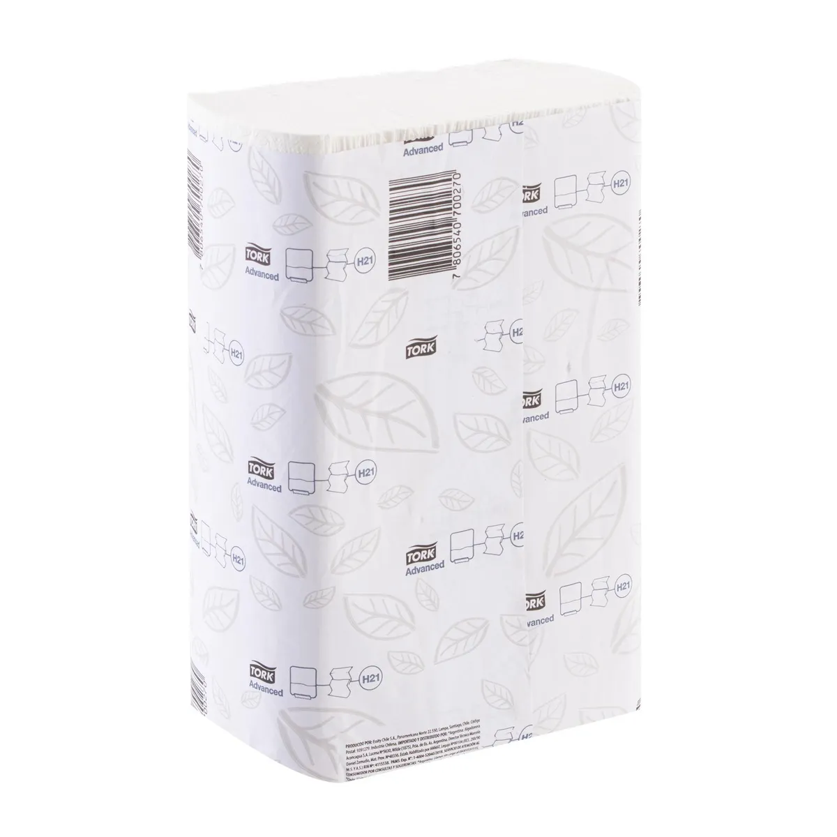 TORK - Toalla Interfoliada Tork Premium Doble Hoja 200 Unidades Blanca
