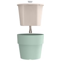 Macetero Autorregante de Plástico 16.5x15 cm Menta