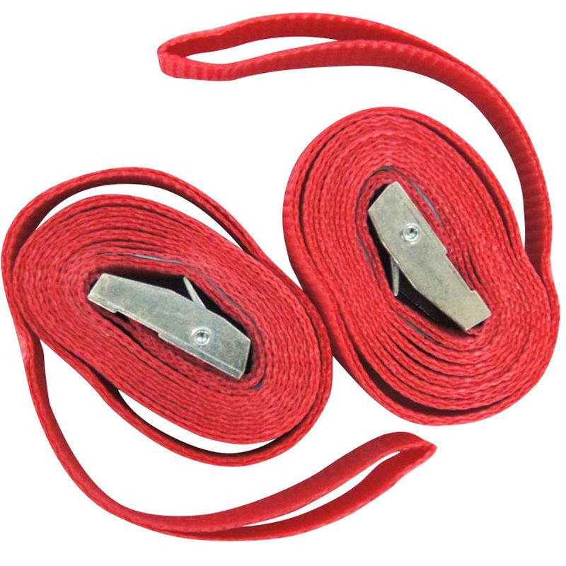 DOLEZYCH - Set de cintas de tiro poliéster 2 unidades rojo