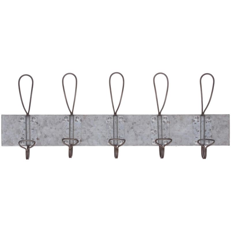 JUST HOME COLLECTION - Perchero 14x8,5x65,6 cm Metal Gris