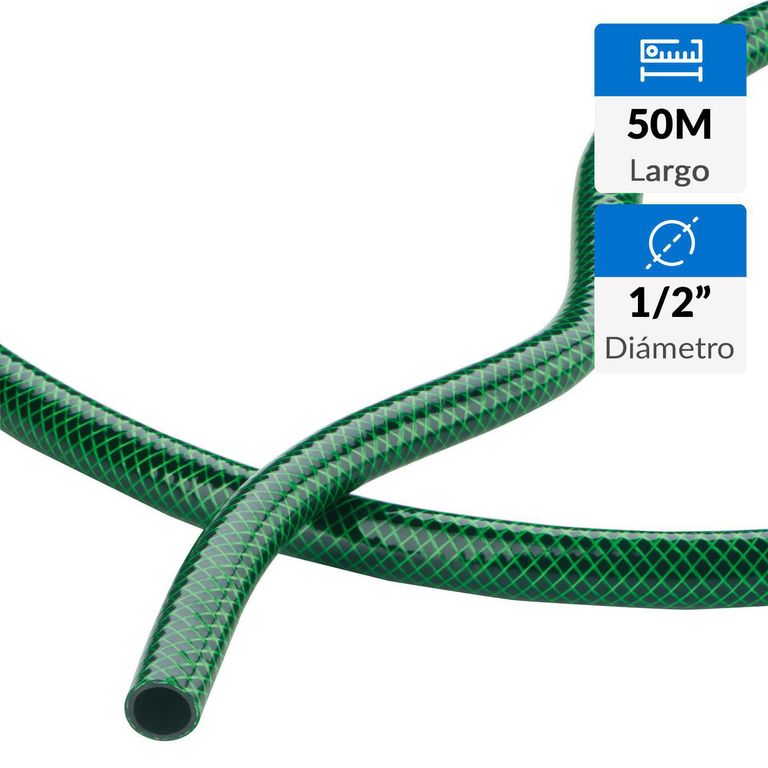 Manguera 1/2" 50 m PVC negro