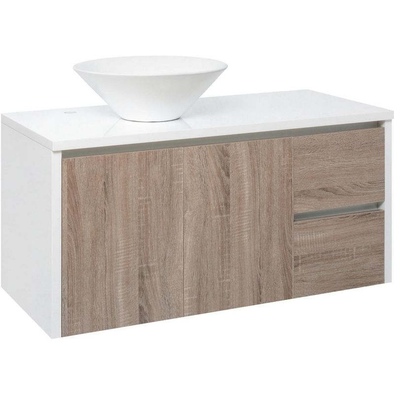 SENSI DACQUA - Vanitorio Lagoa 100x50x46 cm blanco