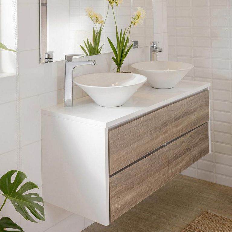 Vanitorio Lagoa 120x50x46 cm blanco