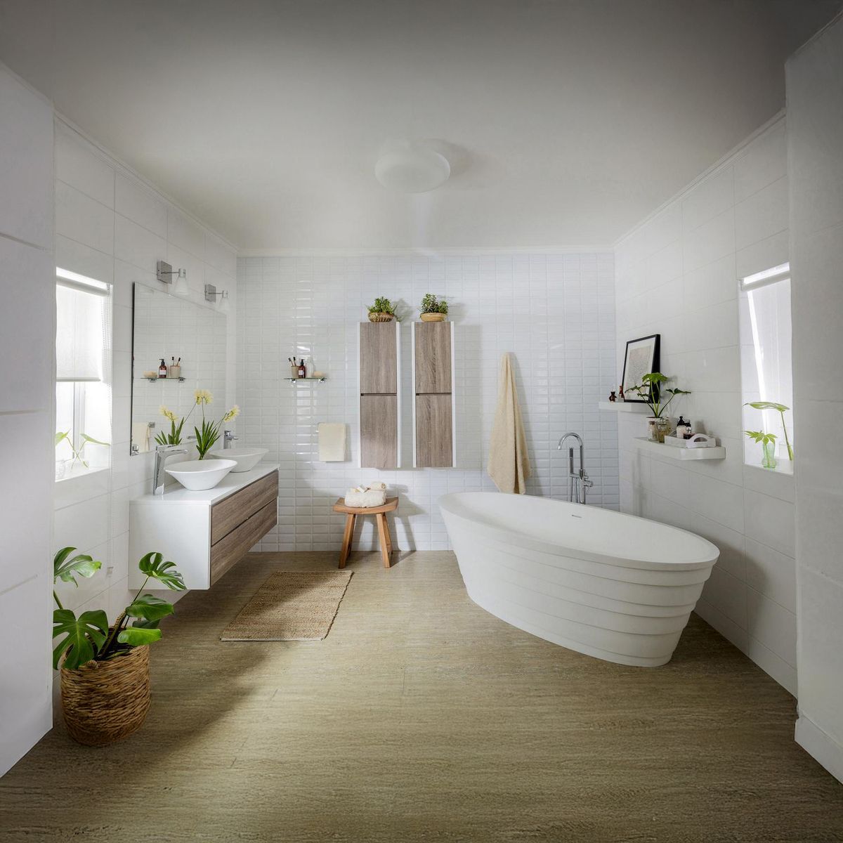 SENSI DACQUA - Vanitorio Lagoa 120x50x46 cm blanco