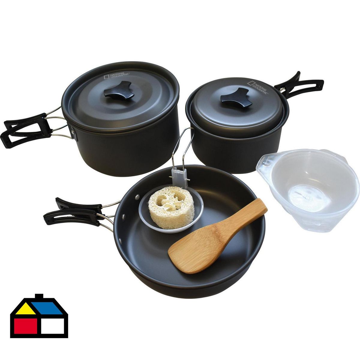 NATIONAL GEOGRAPHIC - Set de Ollas para Camping Metal 9 Pieza(s)