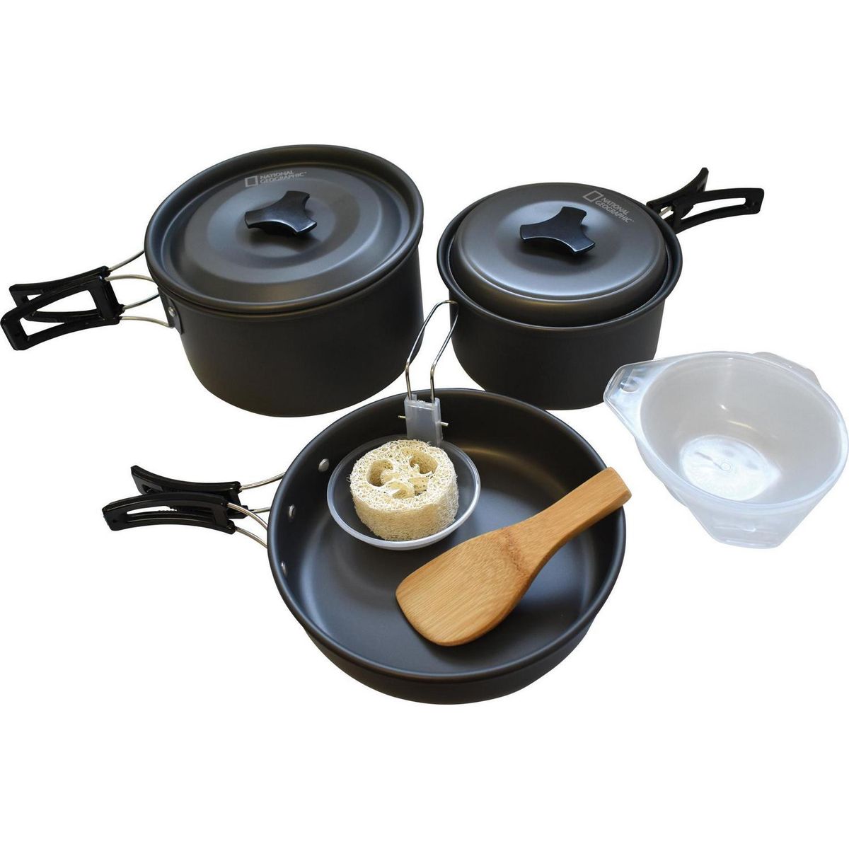 NATIONAL GEOGRAPHIC - Set de Ollas para Camping Metal 9 Pieza(s)