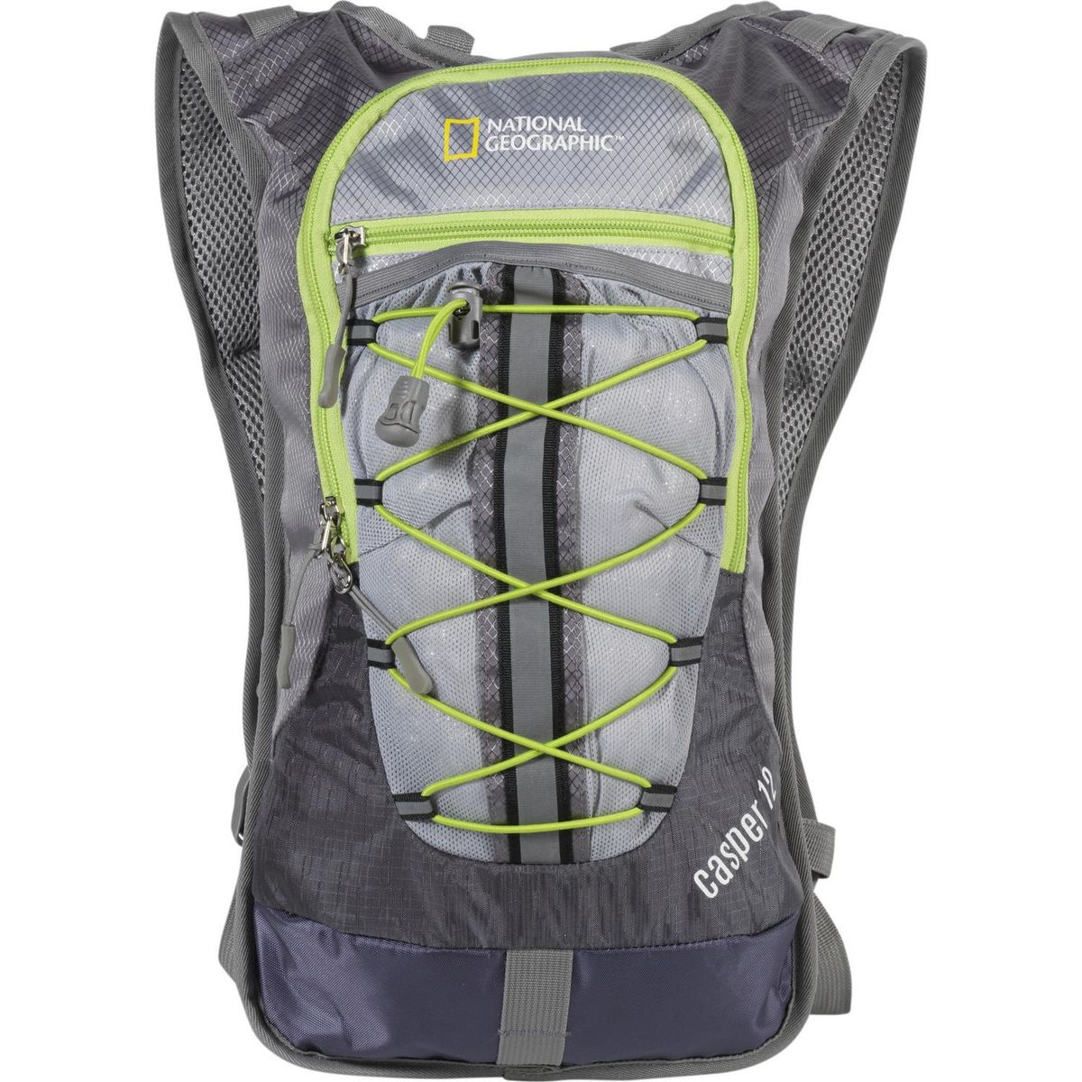 NATIONAL GEOGRAPHIC - Mochila de Hidratación 12 Litros Gris/verde