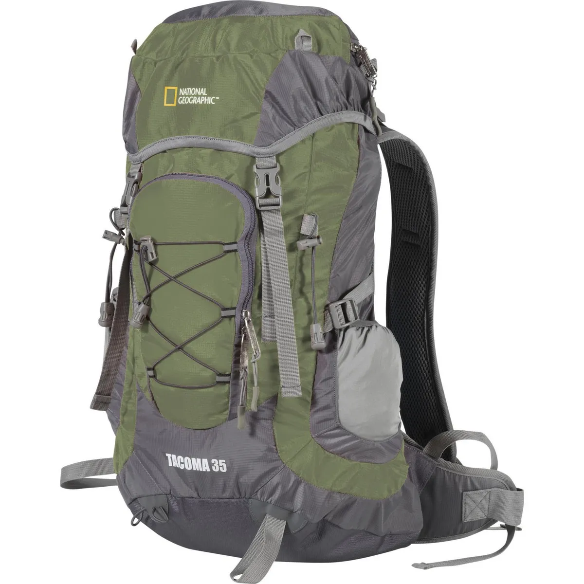 NATIONAL GEOGRAPHIC - Mochila Tacoma 35 Litros Verde/Gris