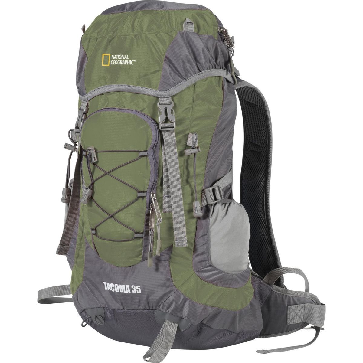 NATIONAL GEOGRAPHIC - Mochila Tacoma 35 Litros Verde/Gris
