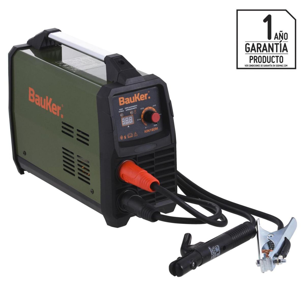 BAUKER - Soldadora arco manual 160 A