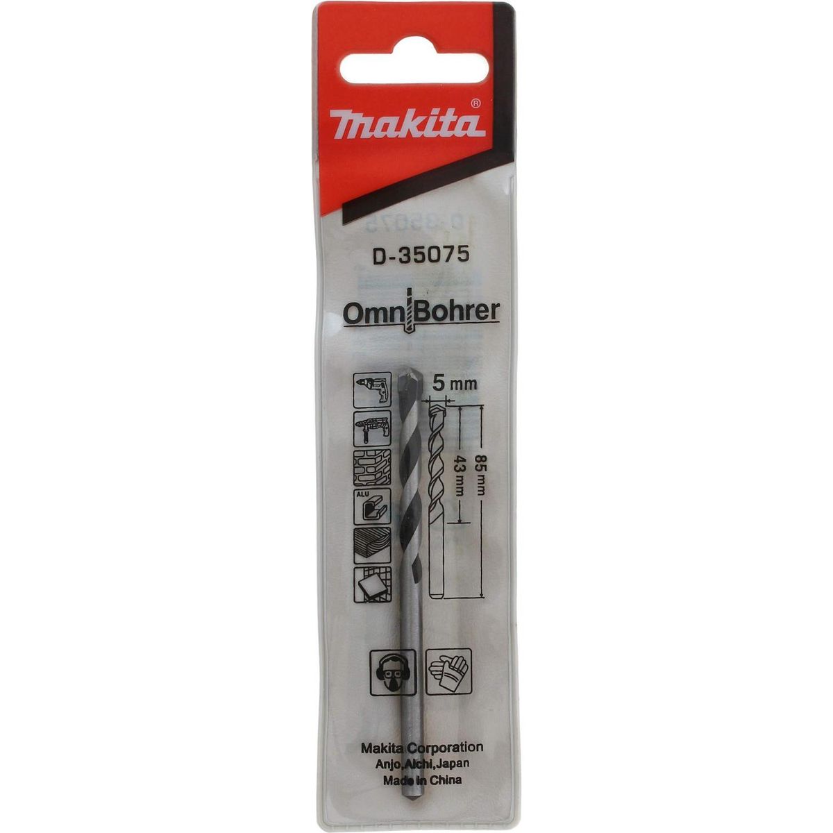 MAKITA - Broca multipropósito 5X85 D35075