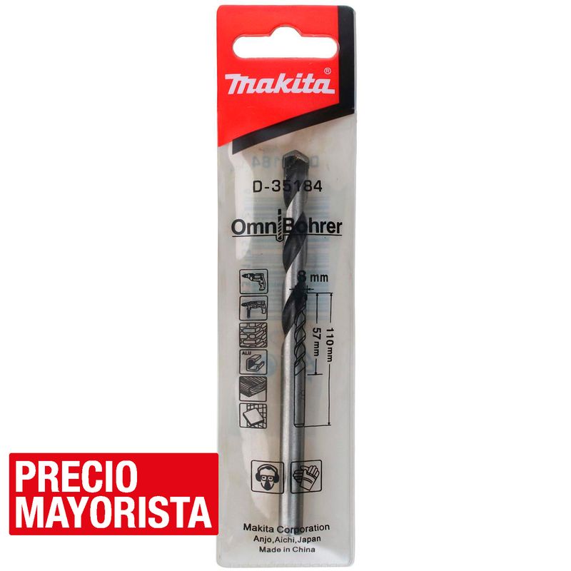 MAKITA - Broca multipropósito 8X110 D35184