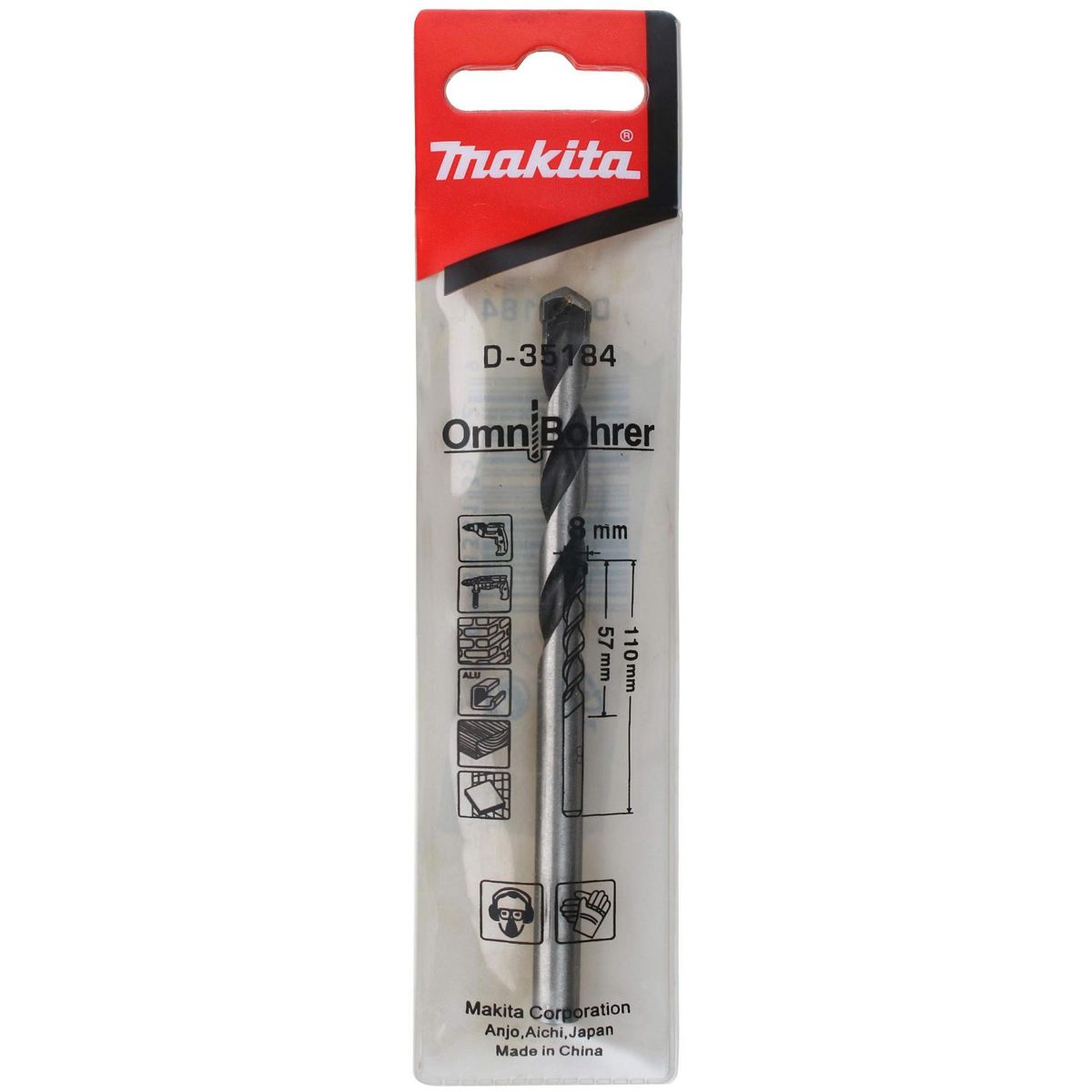 MAKITA - Broca multipropósito 8X110 D35184