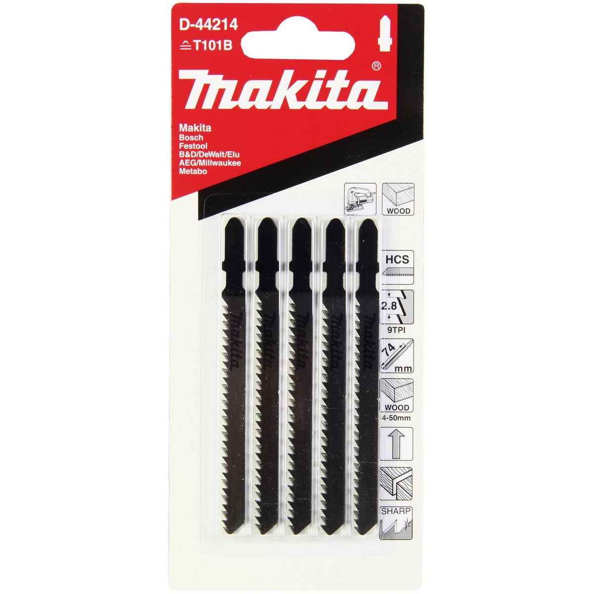 MAKITA - Hoja para sierra caladora 74 mm