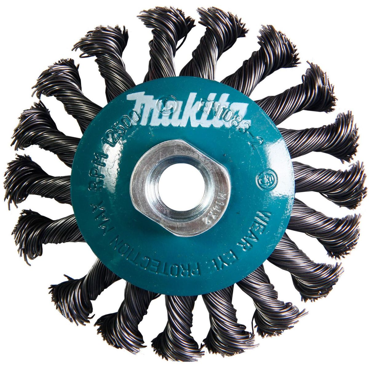 MAKITA - Grata copa acero trenzado 4,5"