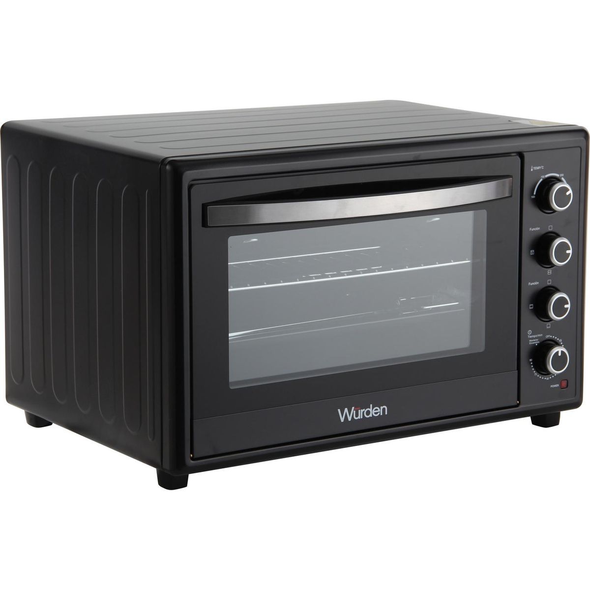 WURDEN - Horno eléctrico 100 litros negro