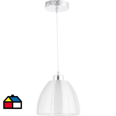 Lmpara de colgar Metal y vidrio Lisboa 1L Opalo.
