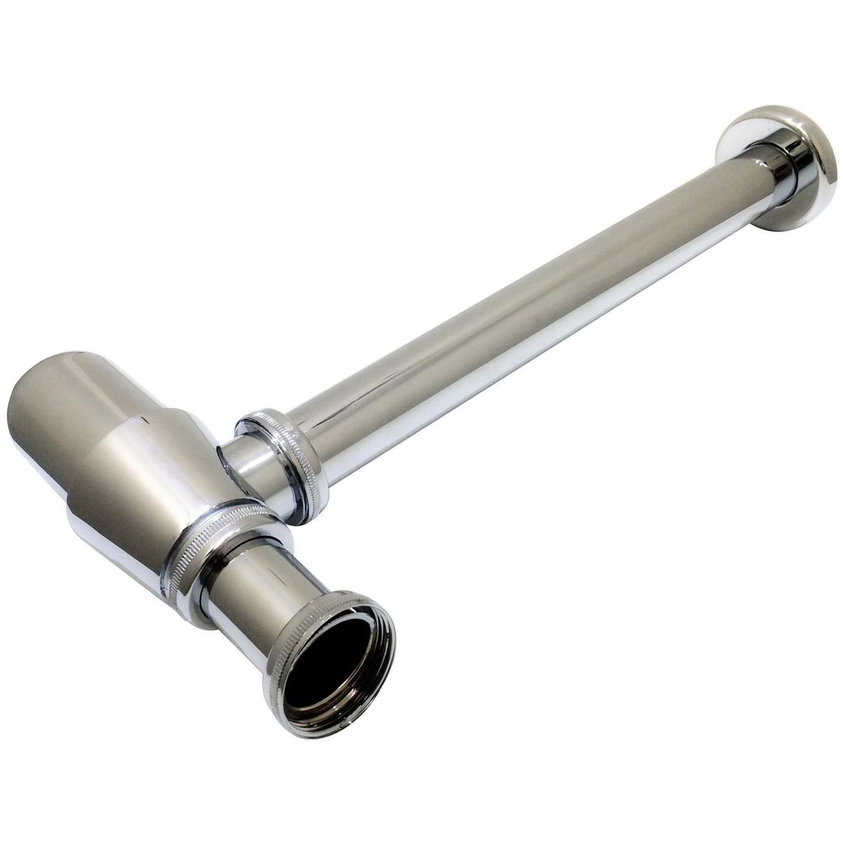 TEBISA - Sifón para lavamanos 11/4" metal cromado