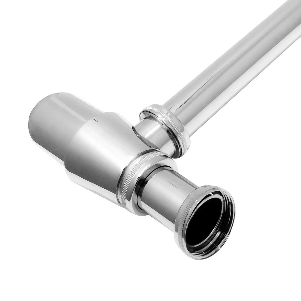 TEBISA - Sifón para lavamanos 11/4" metal cromado