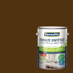 CERESITA - Esmalte Sintético 1 galón(es) Semibrillante Café