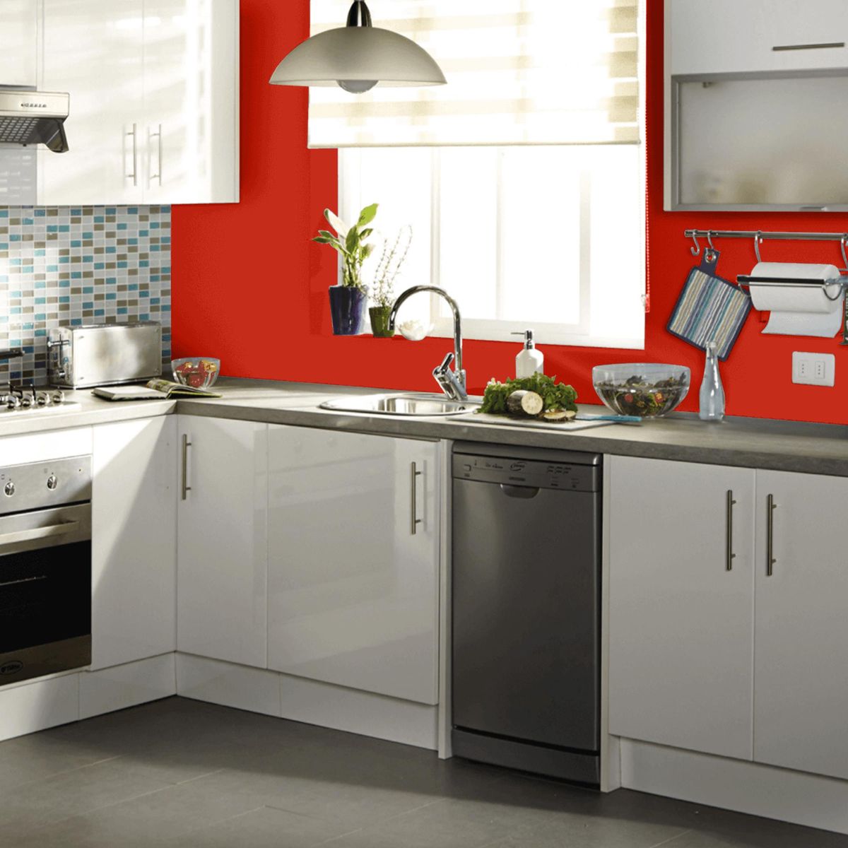 CERESITA - Esmalte Sintético Semibrillante 0.25 galón(es) Rojo Bermellón 