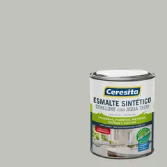 CERESITA - Esmalte Sintético 0.25 galón(es) Semibrillante Gris Perla