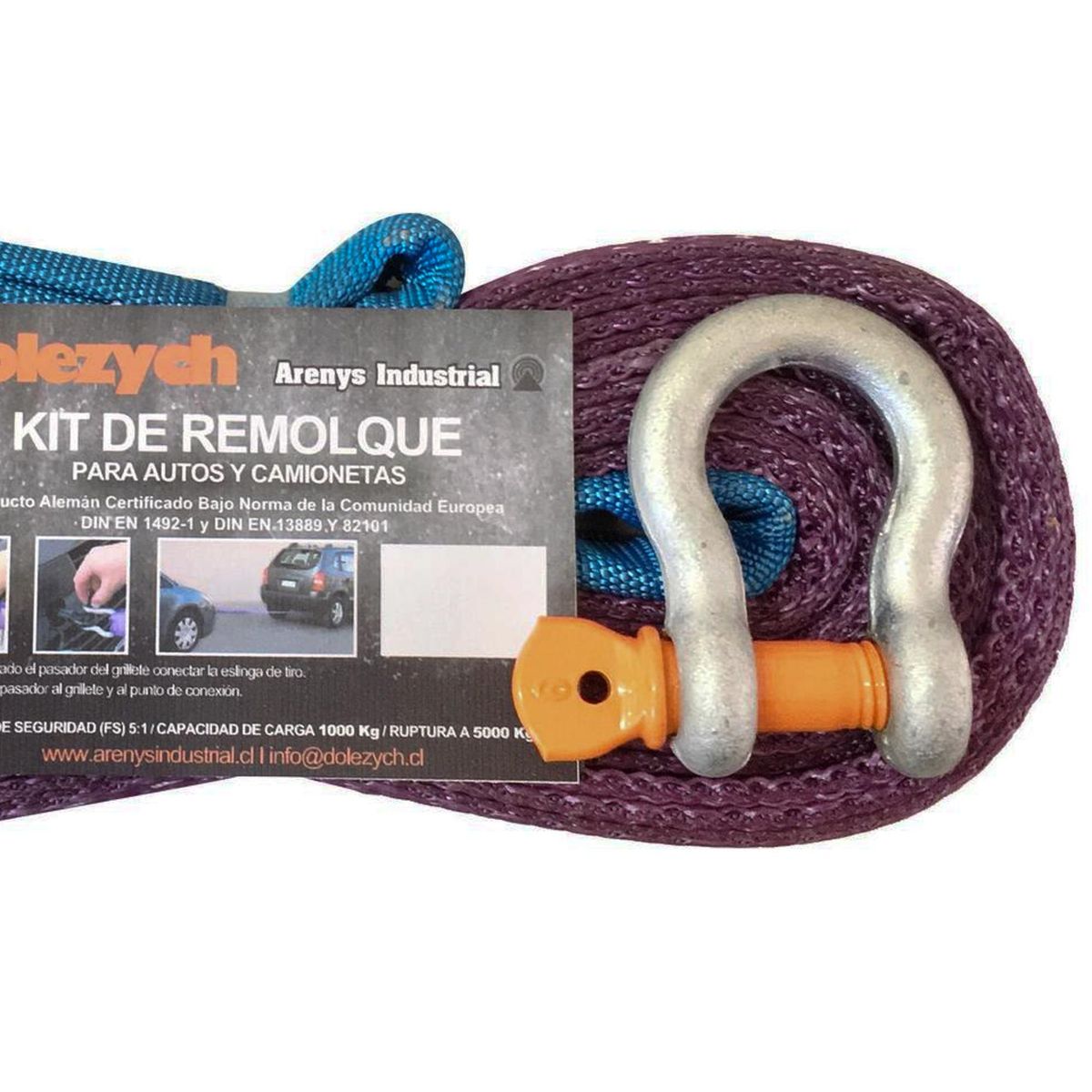 DOLEZYCH - Kit Remolque Dolezych 1000 Kg 3 metros Morado