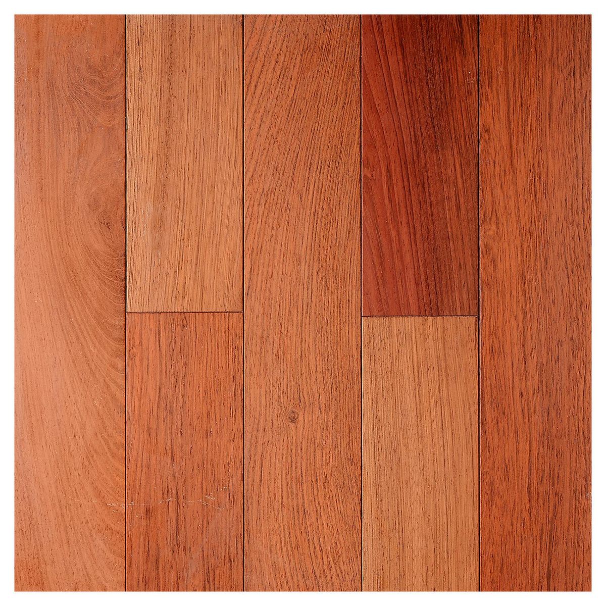 INDUSPARQUET - Muestra piso madera Jatoba 18 mm 1,32 m2