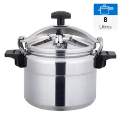 MARMICOC - Olla a presión 8 Litros Aluminio Alumax