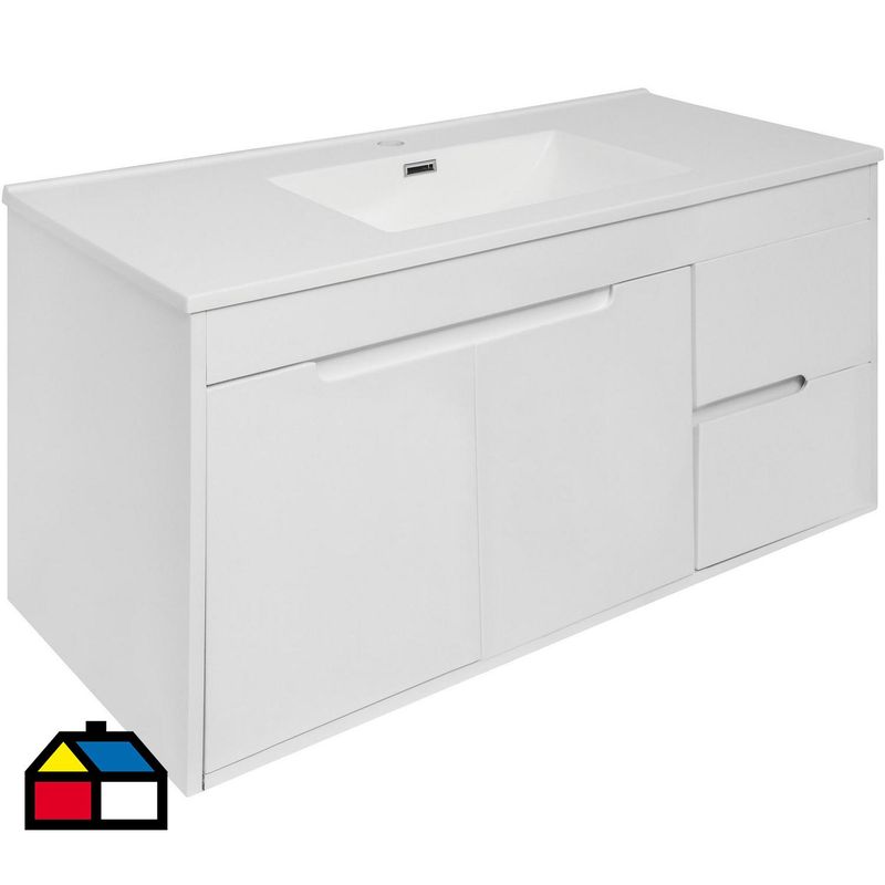 SENSI DACQUA - Vanitorio Almada 100x55x46 cm blanco
