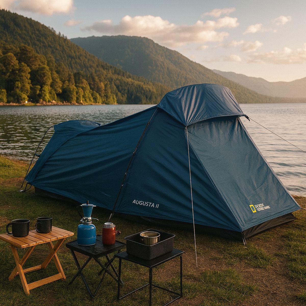 NATIONAL GEOGRAPHIC - Carpa Camping Augusta 2 Personas Azul