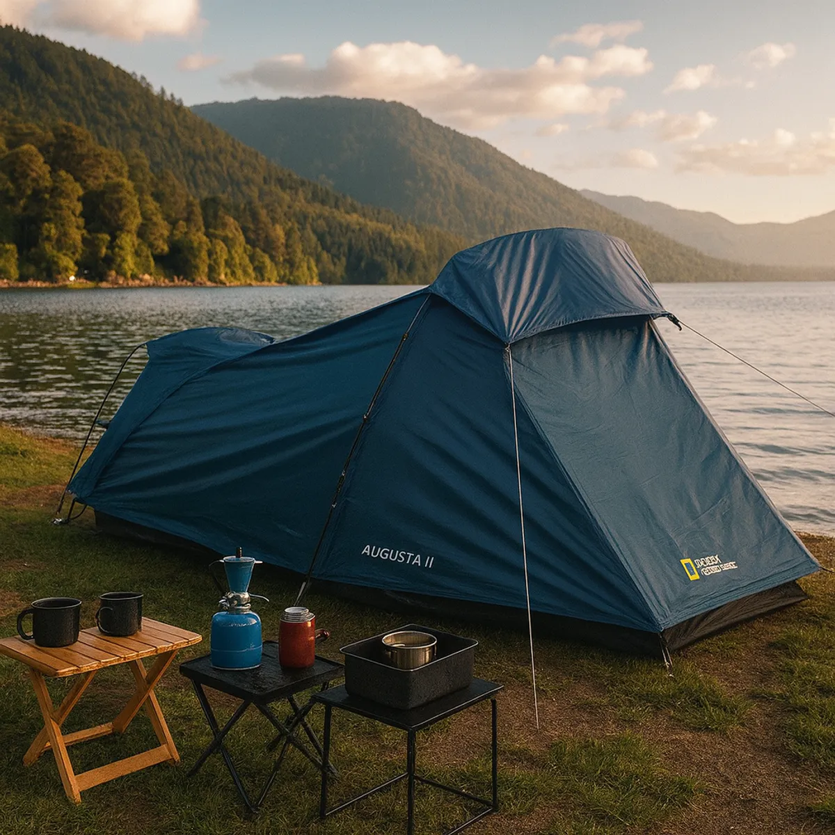 NATIONAL GEOGRAPHIC - Carpa Camping Augusta 2 Personas Azul