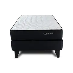 MANTAHUE - Box Lumbar 1,5 plazas patas metálicas