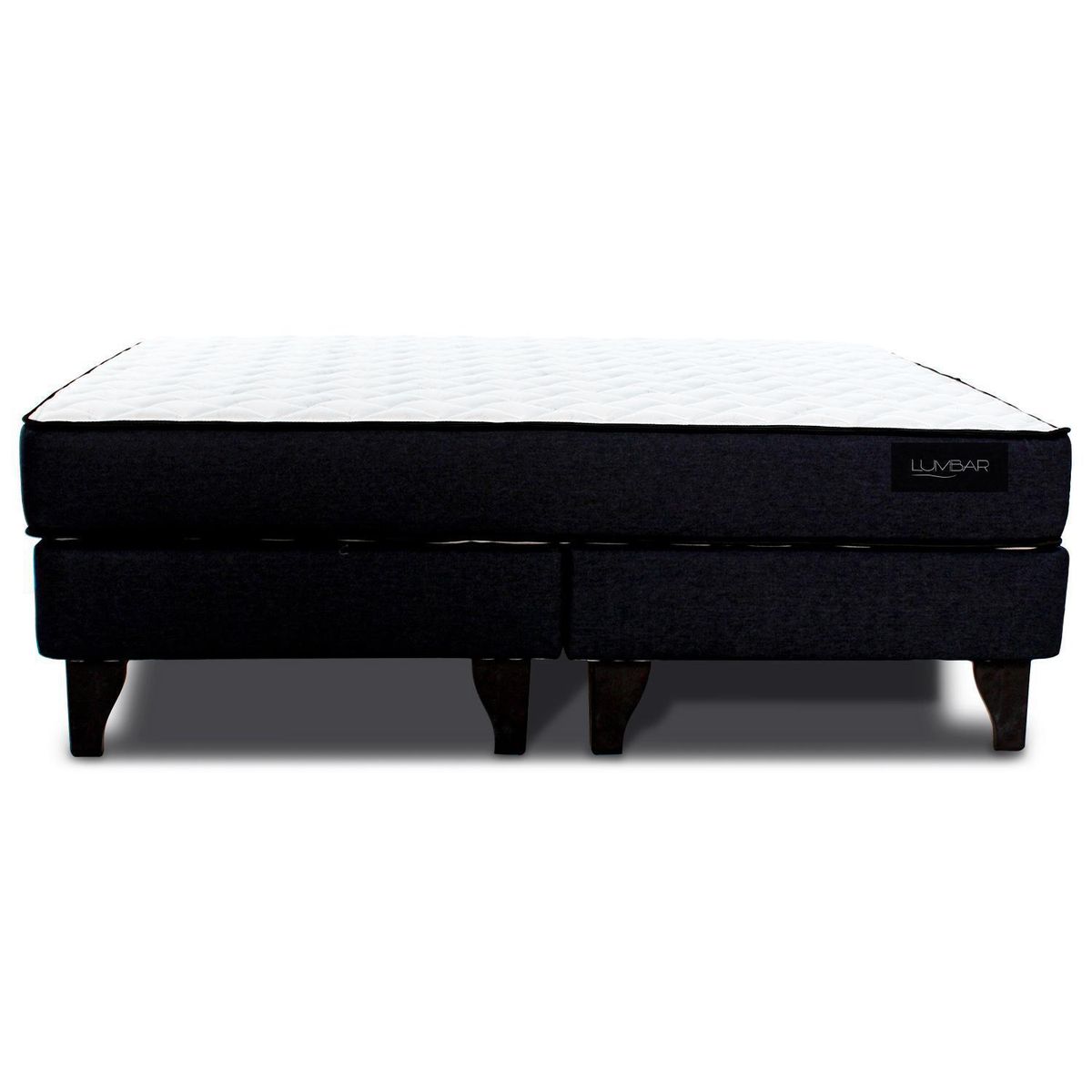 MANTAHUE - Box King Lumbar Café /blanco