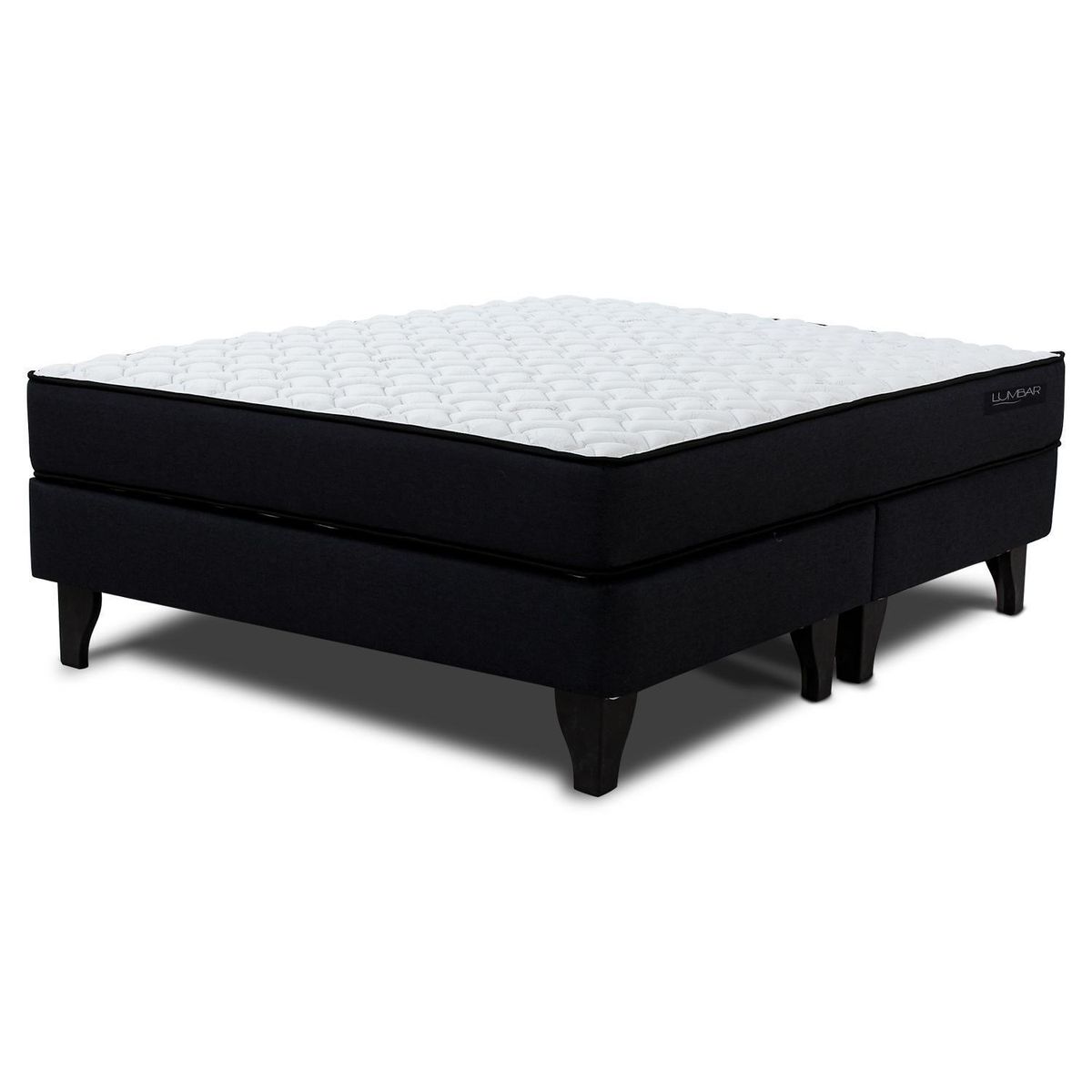 MANTAHUE - Box King Lumbar Café /blanco