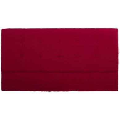 Respaldo para cama 2 plazas rojo