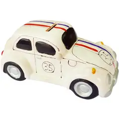 IMPORTADORA USA - Alcancia Decorativa Blanco 12x10 cm
