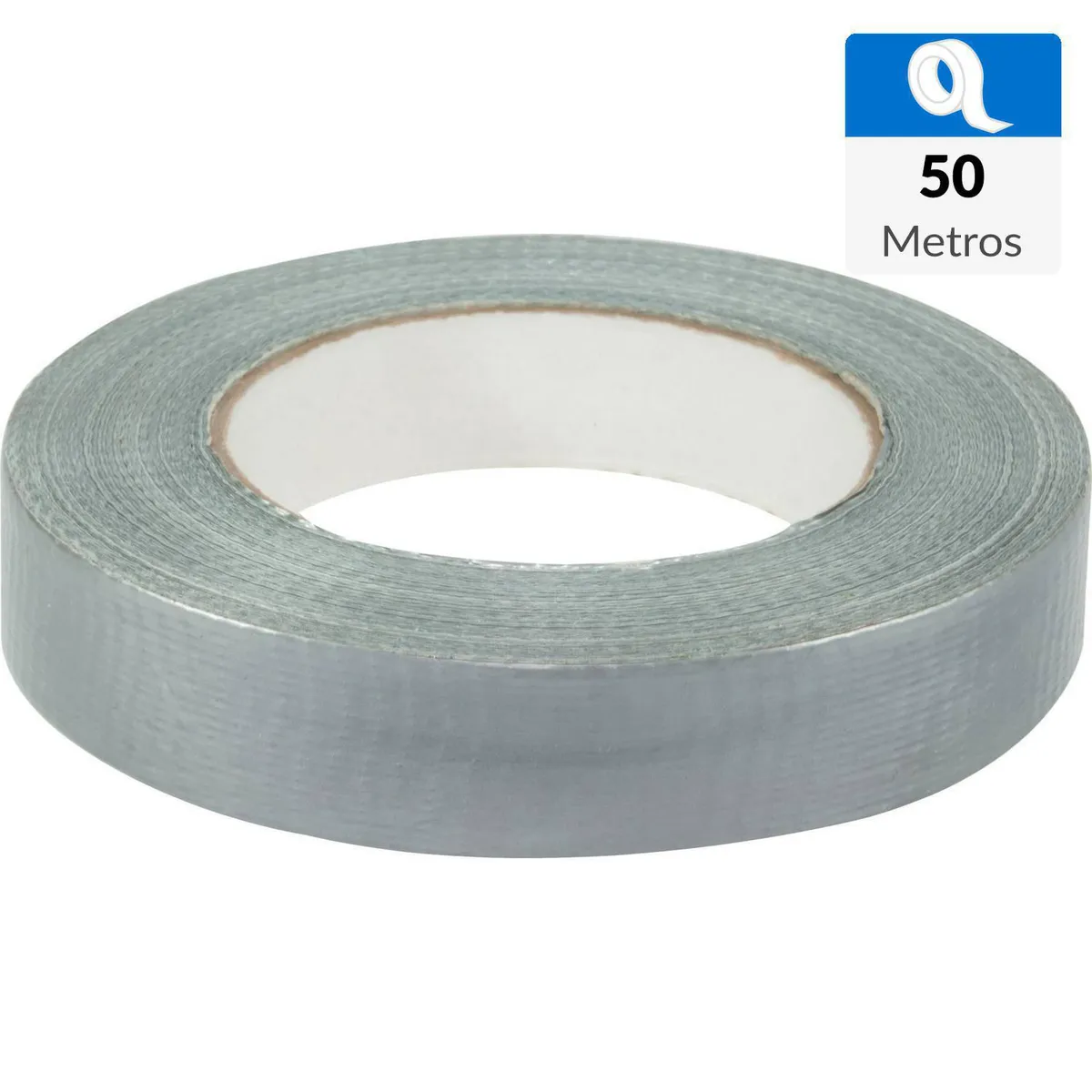 TOPEX - Cinta de tela 25 mm 50 m gris