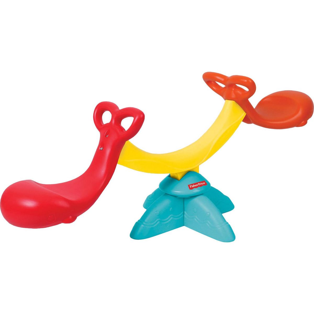 FISHER PRICE - Balancín Ballena Feliz Amarillo/Rojo/Celeste Desde 2 años